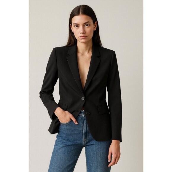 Theory Jackets & Blazers - Theory Carissa Black Classic Suit – Tailored Slim Fit Size 2 New With Tags
